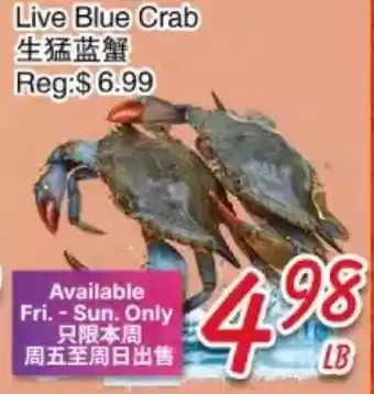Foody Mart Live Blue Crab offer