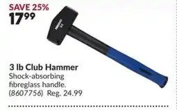 Princess Auto 3 lb Club Hammer offer