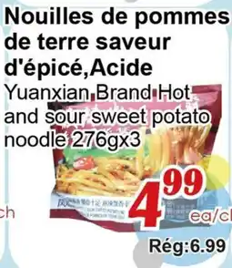 Marche C&T Nouilles de pommes de terre saveur d'épicé,Acide Yuanxian Brand offer