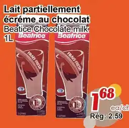 Marche C&T Lait partiellement écrème au chocolat offer