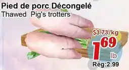 Marche C&T Pied de porc Décongelé offer