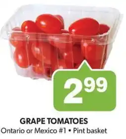 Colemans Grape Tomatoes offer