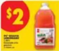 No Frills pc 100% pure lemonade offer