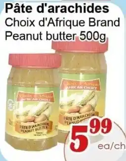 Marche C&T Choix d'Afrique peanut butter offer