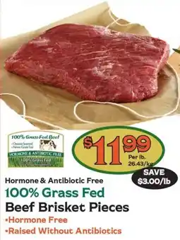 The Garden Basket 100% Grass Fed Beef Brisket Pieces offer