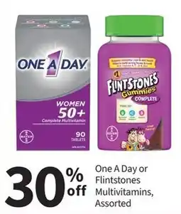 Pharmasave One A Day or Flintstones Multivitamins offer