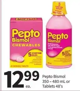 Pharmasave Pepto Bismol chewables offer