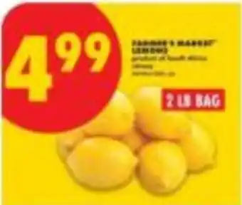 No Frills Farmer's Market lemons offer