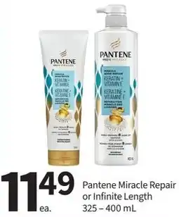 Pharmasave Pantene miracle repair or infinite length offer