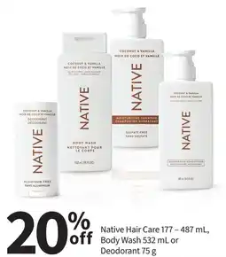 Pharmasave Native Hair Care offer