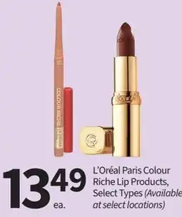 Pharmasave L'Oréal Paris Colour Riche Lip Products offer