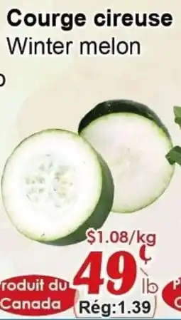Marche C&T Winter melon offer