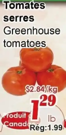 Marche C&T Tomatoes greenhouse tomatoes offer