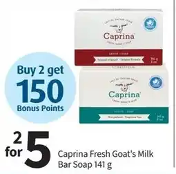 Pharmasave Caprina Fresh Goat's Milk Bar Soap offer