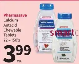 Pharmasave Pharmasave Calcium Antacid Chewable Tablets offer