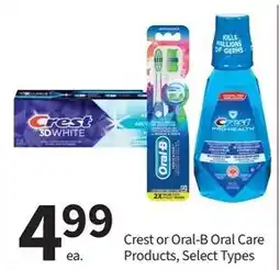Pharmasave Crest or Oral-B Oral Care Products offer