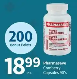 Pharmasave Pharmasave Cranberry Capsules offer