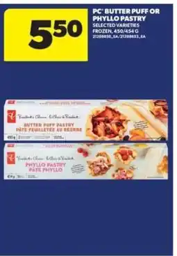 Real Canadian Superstore PC Butter Puff or Phyllo Pastry offer