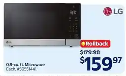 Walmart 0.9-cu. ft. Microwave offer