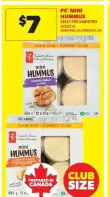 Real Canadian Superstore PC Mini Hummus offer