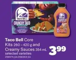 Real Canadian Superstore Taco Bell Core Kits and Creamy Sauces offer