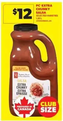 Real Canadian Superstore PC Extra Chunky Salsa offer