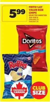 Real Canadian Superstore Frito-Lay Value Size Chips offer