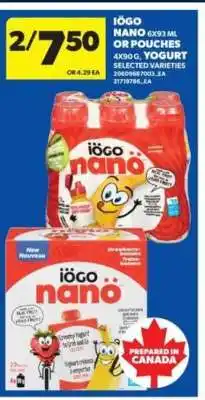 Real Canadian Superstore iÖGO nano yogurt offer
