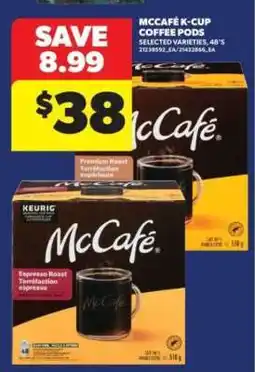 Real Canadian Superstore McCafé K-Cup Coffee Pods offer