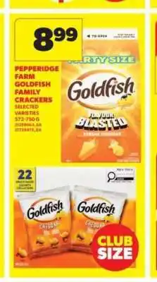 Real Canadian Superstore Pepperidge Farm Goldfish Family Crackers offer