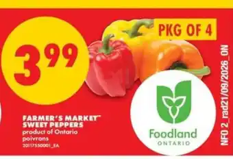 No Frills Farmer's Market Sweet Peppers offer