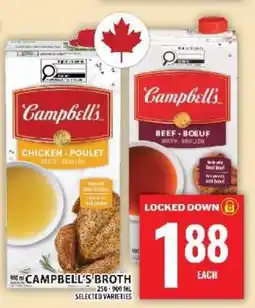 Food Basics CAMPBELL’S BROTH offer