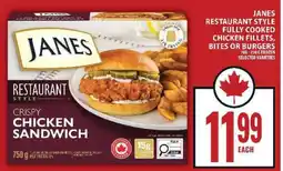 Food Basics Janes Restaurant Style Crispy Chicken Sandwich offer