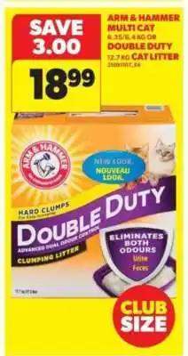 Real Canadian Superstore Arm & Hammer Multi Cat or Double Duty Cat Litter offer