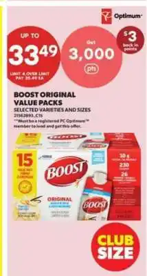 Real Canadian Superstore Boost Original Value Packs offer