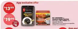 No Frills PC Ground or Whole Bean Coffee offer