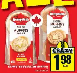 Food Basics Dempster's English Muffins offer
