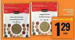 Food Basics SELECTION SPICES offer