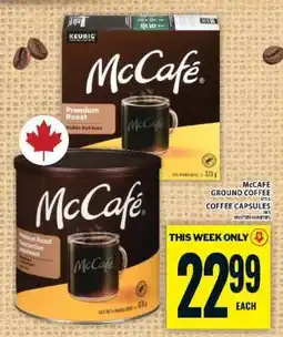 Food Basics McCafé Ground Coffee or Coffee Capsules offer