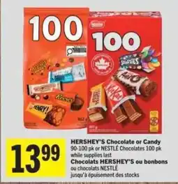 Co-op Hershey's chocolate or candy offer