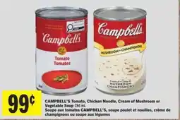 Co-op Campbell's tomato, chicken noodle, cream of mushroom or vegetable soup offer
