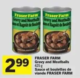 Co-op Fraser Farm gravy and meatballs offer