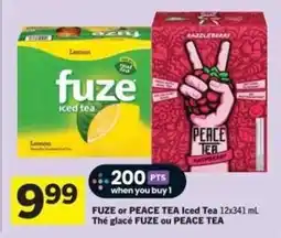 Co-op Fuze or Peace Tea Iced Tea offer