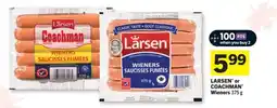 Co-op Larsen or Coachman Wieners offer