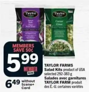 Co-op Taylor Farms Salad Kits offer