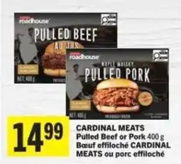 Co-op Cardinal meats pulled beef or pork offer