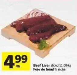 Co-op Beef Liver sliced offer