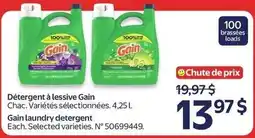 Walmart Gain laundry detergent offer