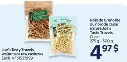 Walmart Joe's Tasty Travels walnuts or raw cashews offer