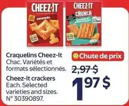 Walmart Cheez-it craquelins offer